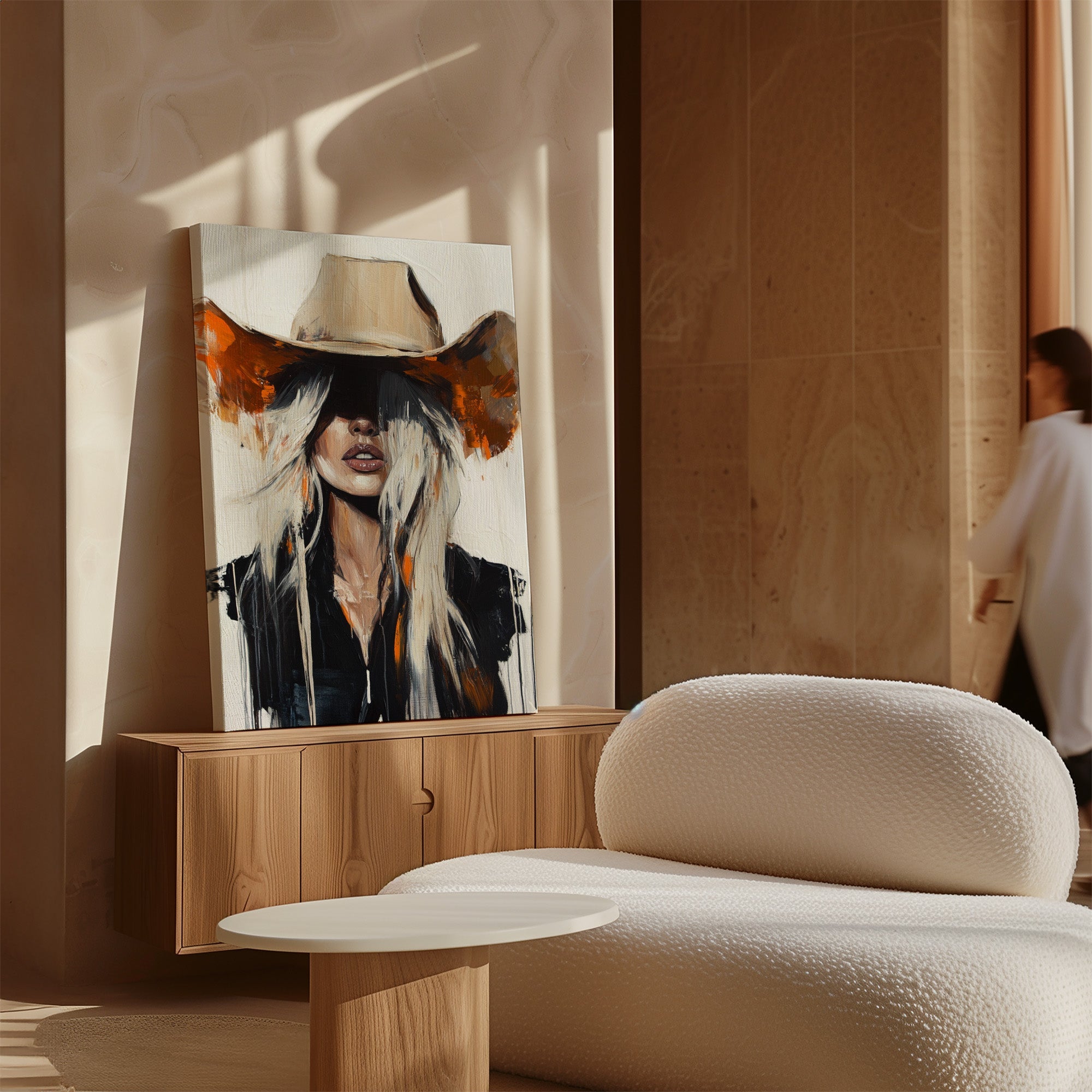 Western Edge - Bold & Fearless Cowboy Chic Canvas Art